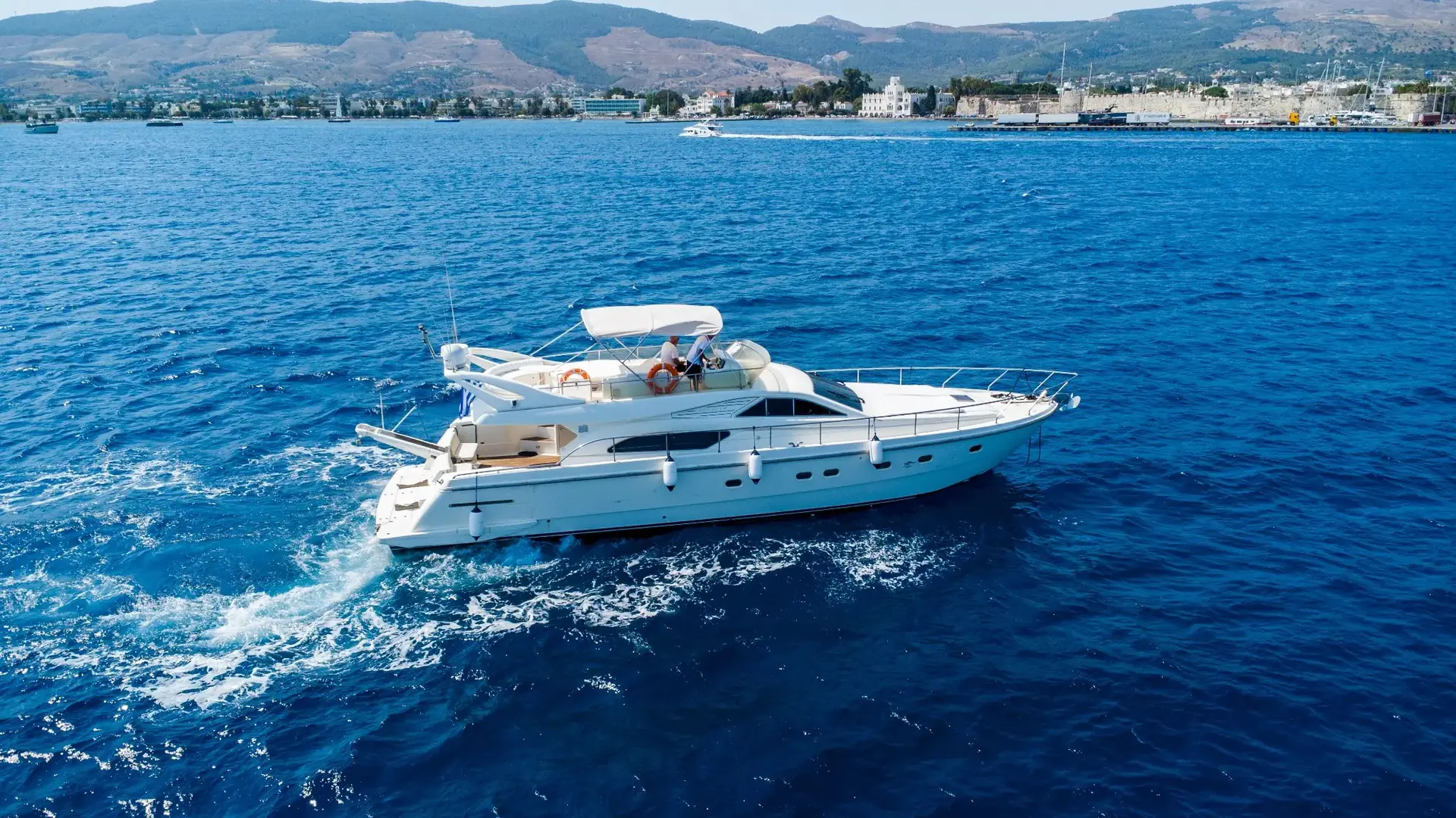 Weekly Private Yacht Charter from Kos - Ferretti 57 Kos