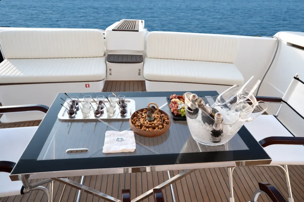 Ferretti 57 luxury yacht in Kos – onboard gallery view 16